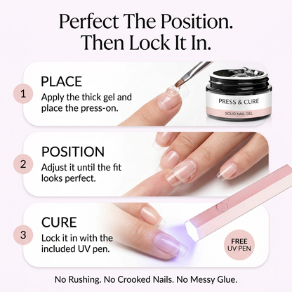 Press & Cure Nail Gel Set